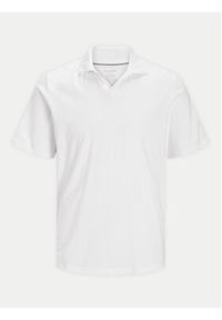 Jack & Jones - Jack&Jones Polo Summer 12246712 Biały Regular Fit. Typ kołnierza: polo. Kolor: biały. Materiał: bawełna #6
