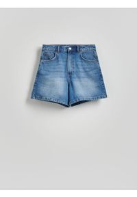 Reserved - Jeansowe szorty - niebieski. Kolor: niebieski. Materiał: jeans