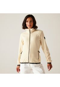 Regatta - Damski polar Malana z pełnym zamkiem błyskawicznym. Kolor: biały. Materiał: polar. Sport: turystyka piesza #1