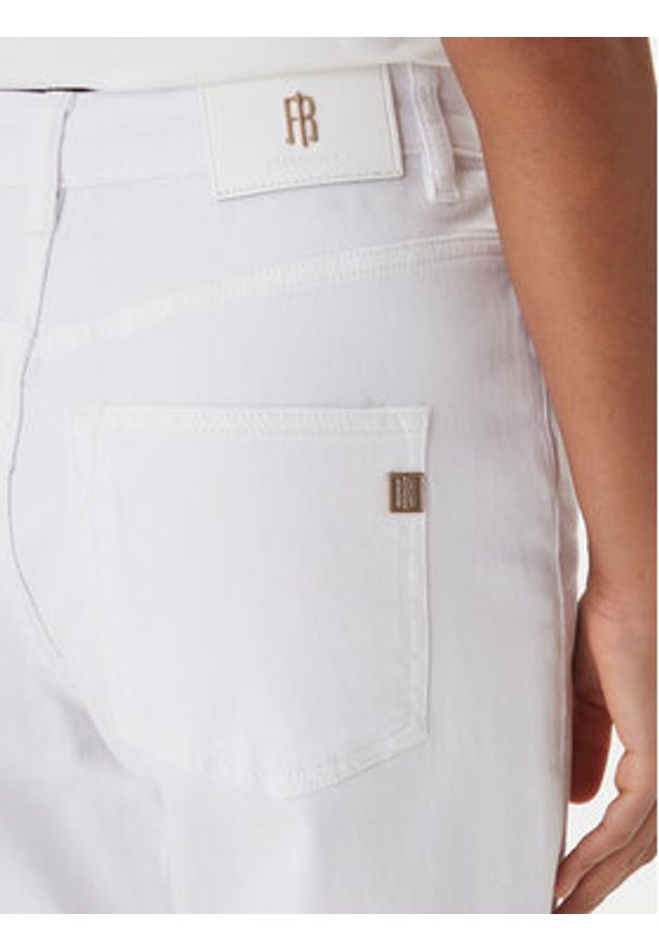 Fracomina Jeansy FP26SVD005W61501 Biały Slim Fit. Kolor: biały