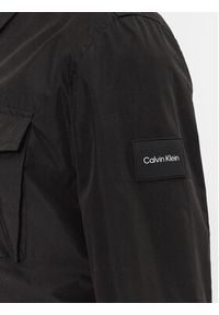 Calvin Klein Kurtka przejściowa Recycled Light Shirt Jacket K10K107136 Czarny Regular Fit. Kolor: czarny. Materiał: bawełna #4