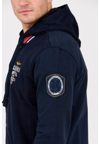 Aeronautica Militare - AERONAUTICA MILITARE Granatowa męska kurtka bomberka Accademia, Rozmiar 50. Kolor: niebieski. Materiał: materiał, elastan, bawełna. Styl: klasyczny #6