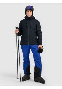 4f - 4F Kurtka narciarska membrana 10000 męska - czarna 3XL. Kolor: czarny. Materiał: skóra, materiał, poliester. Sezon: zima. Styl: sportowy #2