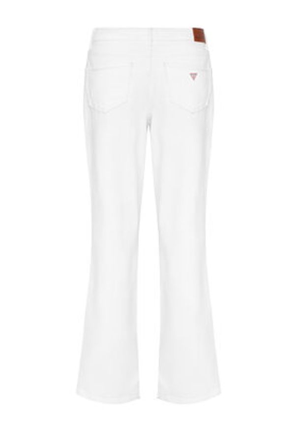 Guess Jeans Jeansy W5YA0I D0131 Biały Boyfriend Fit. Kolor: biały