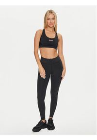 Reebok Biustonosz sportowy Lux Bold Racr Bra 100075369 Czarny Slim Fit. Kolor: czarny. Materiał: syntetyk #2