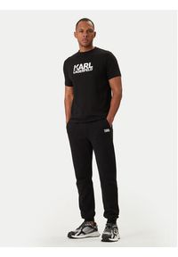 Karl Lagerfeld - KARL LAGERFELD Spodnie dresowe 705782 562917 Czarny Regular Fit. Kolor: czarny. Materiał: bawełna #3