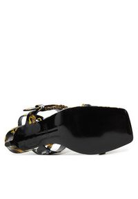 Versace Jeans Couture Sandały 78VA3S71 Czarny. Kolor: czarny. Materiał: skóra #5