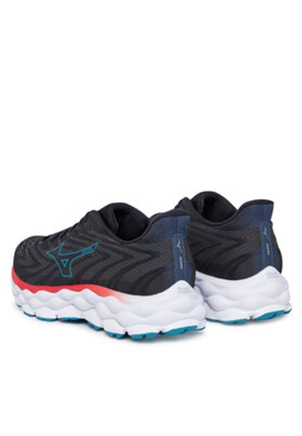 Mizuno Buty do biegania Wave Sky 8 J1GC2402 Czarny. Kolor: czarny. Materiał: materiał. Model: Mizuno Wave