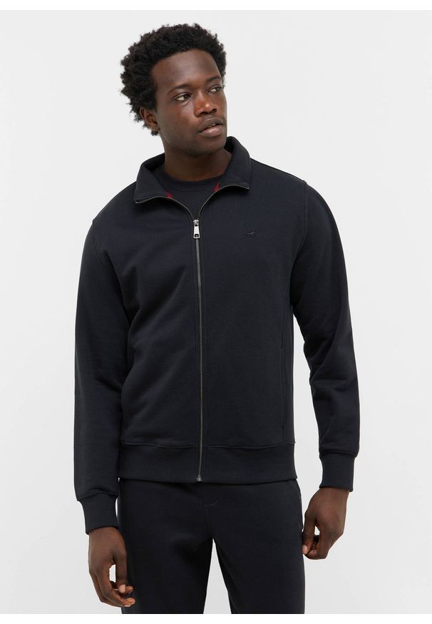 Męska bluza nierozpinana Mustang Style Dillon Jet Black 1016967 4188