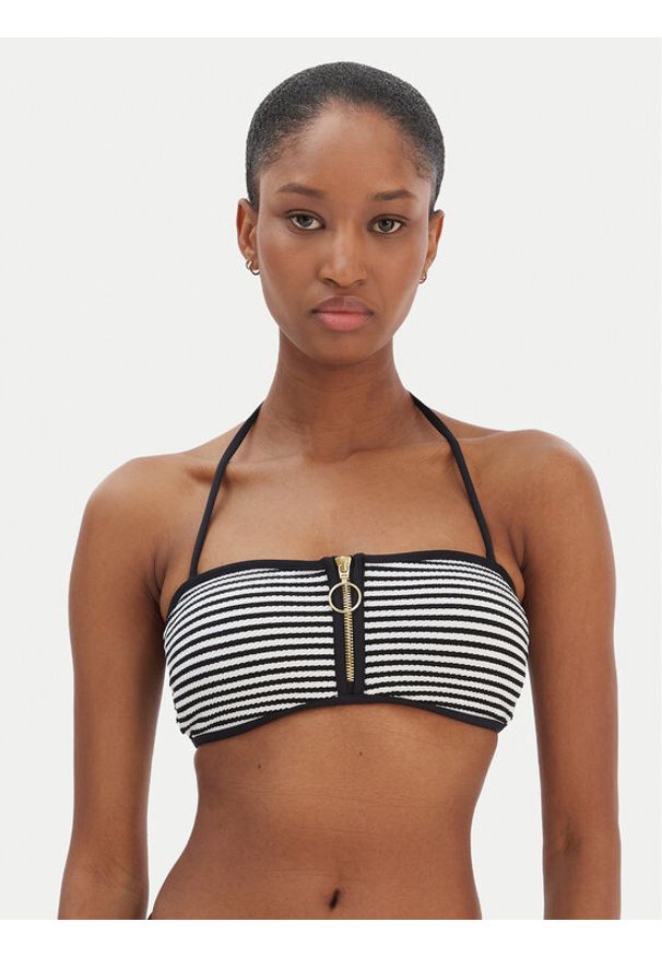 Seafolly Góra od bikini Clubhouse 30467-281 Czarny. Kolor: czarny. Materiał: syntetyk