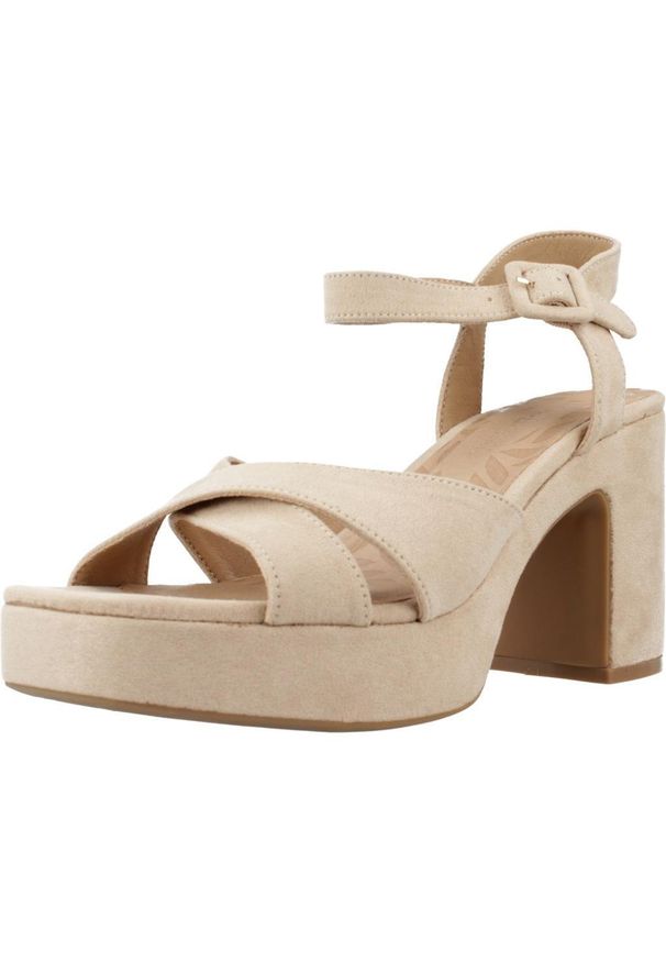 Sandały MTNG 50655M Jasnobrązowy. Kolor: brązowy, beżowy, wielokolorowy. Materiał: tkanina, syntetyk. Sezon: lato