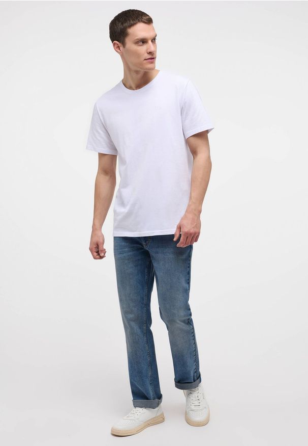 Mustang - Męskie Spodnie Jeansowe MUSTANG Tramper Straight Denim Blue 1013716 5000 583