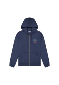 Wrangler - MESKA BLUZA WRANGLER GRAPHIC ZIP HOODIE NAVY 112378028 #5