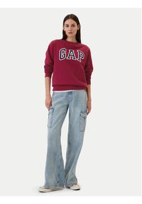 GAP - Gap Bluza 554936-37 Czerwony Regular Fit. Kolor: czerwony. Materiał: bawełna