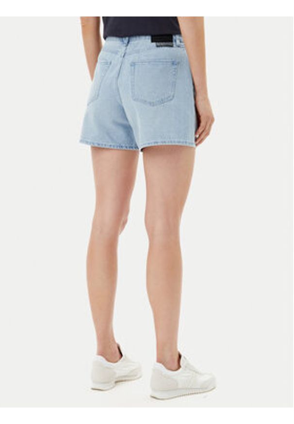 Volcom Szorty jeansowe Stoned B2012500 Niebieski Boyfriend Fit. Kolor: niebieski. Materiał: bawełna