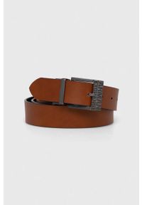 Armani Exchange pasek dwustronny męski kolor czarny. Kolor: czarny #3