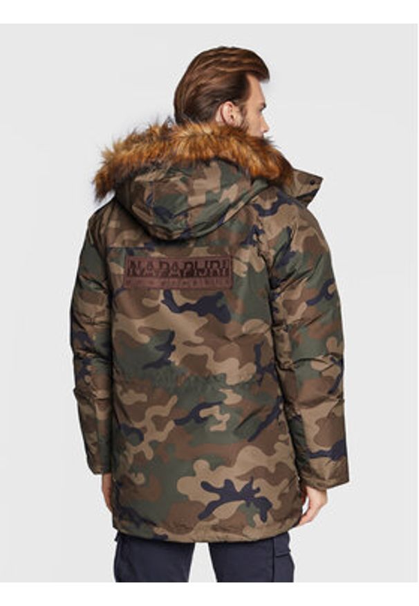 Napapijri Kurtka zimowa Epoch NP0A4GM9 Zielony Regular Fit. Kolor: zielony. Materiał: syntetyk. Sezon: zima