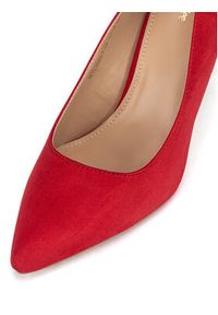 DeeZee Szpilki WYL3660-7 Czerwony. Kolor: czerwony. Materiał: materiał. Obcas: na szpilce