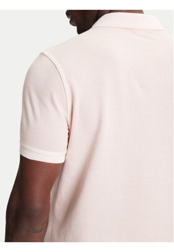 United Colors of Benetton - United Colors Of Benetton Polo 3089U302D Różowy Regular Fit. Typ kołnierza: polo. Kolor: różowy. Materiał: bawełna
