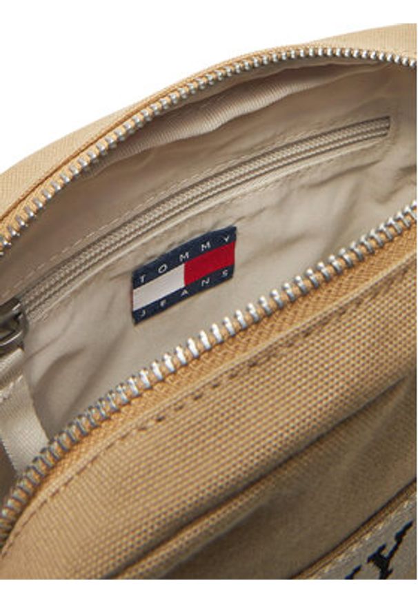 Tommy Jeans Saszetka Retro Cool Reporter AM0AM13277 Beżowy. Kolor: beżowy. Materiał: materiał