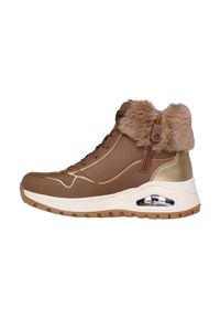 skechers - Buty damskie SKECHERS Uno Rugged Fall Shimmer taupe/metallic. Kolor: brązowy. Model: Skechers Sport. Sport: turystyka piesza
