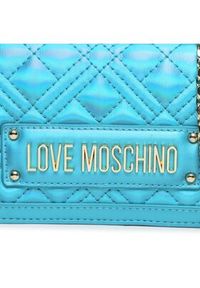Love Moschino - LOVE MOSCHINO Torebka JC5681PP1HLA0851 Błękitny. Kolor: niebieski. Materiał: skórzane