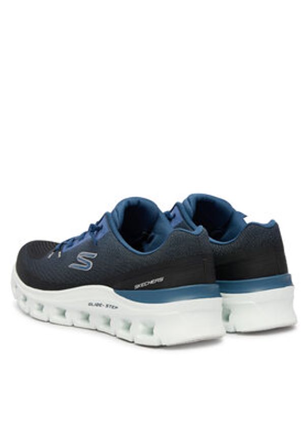 skechers - Skechers Sneakersy Glide-Step Pro 233132/BKBL Czarny. Kolor: czarny. Materiał: materiał