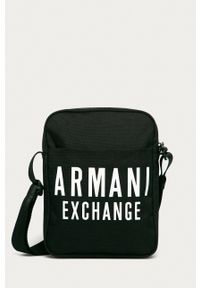 Armani Exchange - Saszetka. Kolor: czarny