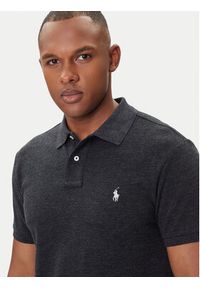 Polo Ralph Lauren Polo Classics 710536856031 Szary Slim Fit. Typ kołnierza: polo. Kolor: szary. Materiał: bawełna #5