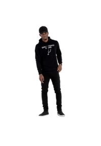 New Era - Bluza z kapturem San Antonio Spurs NBA. Typ kołnierza: kaptur. Kolor: czarny #1
