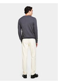 Sisley Sweter 10F2S1C78 Szary Slim Fit. Kolor: szary. Materiał: bawełna #7