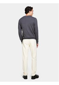 Sisley Sweter 10F2S1C78 Szary Slim Fit. Kolor: szary. Materiał: bawełna #3