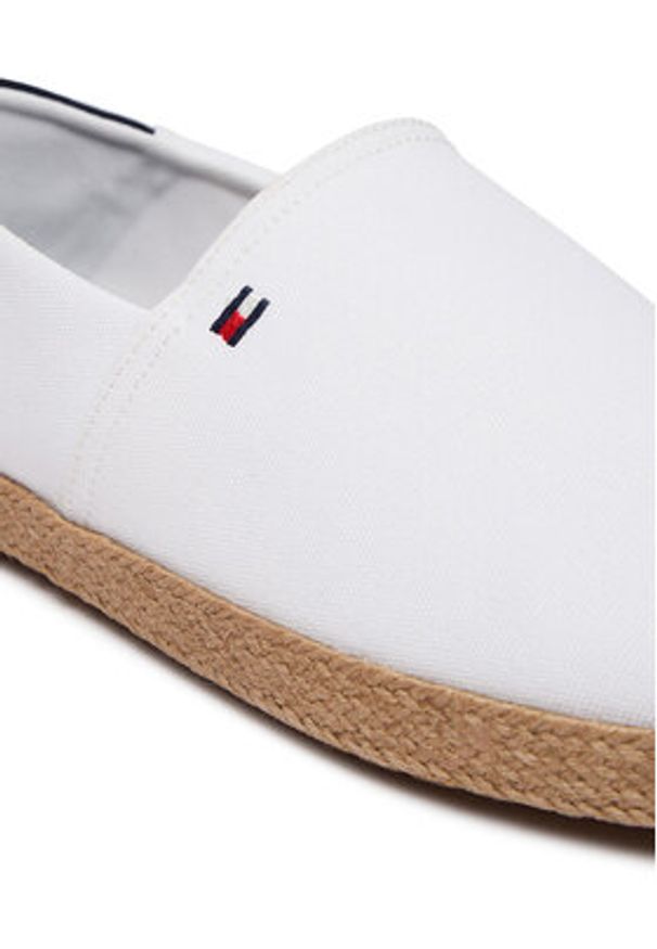 TOMMY HILFIGER - Tommy Hilfiger Espadryle Core Hilfiger Espadrille Textile FM0FM05792 Biały. Kolor: biały. Materiał: materiał