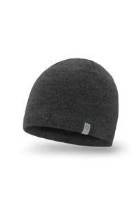 Zimowa czapka męska PaMaMi - Ciemnoszary. Kolor: szary. Materiał: akryl. Sezon: zima. Styl: klasyczny, młodzieżowy #1