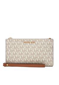 Duży Portfel Damski MICHAEL Michael Kors. Kolor: beżowy