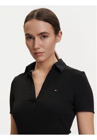 Tommy Jeans Sukienka codzienna DW0DW22331 Czarny Slim Fit. Okazja: na co dzień. Kolor: czarny. Materiał: bawełna. Typ sukienki: proste. Styl: casual #3