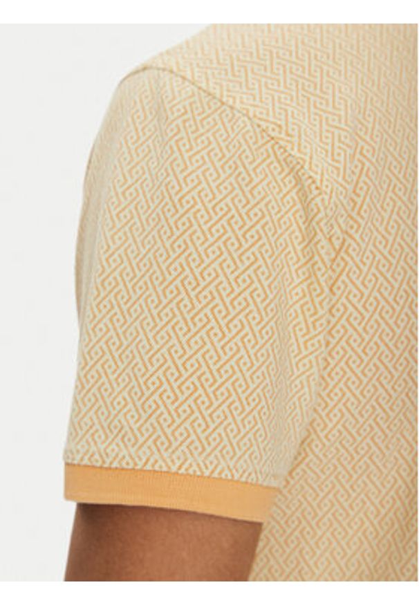 Blend Polo 20718252 Pomarańczowy Regular Fit. Typ kołnierza: polo. Kolor: pomarańczowy. Materiał: bawełna