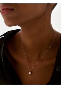 Daniel Wellington Naszyjnik Pavé DW00400625 Różowe złocenie. Materiał: metalowe. Kolor: różowy #5