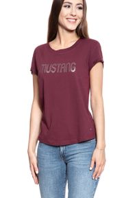 Mustang - MUSTANG T SHIRT DAMSKI Alina C Print PORT ROYALE 1008401 7193. Wzór: nadruk #9