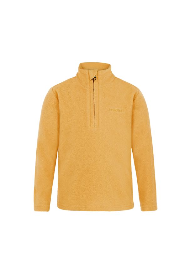 Polar 1/4 zip dla dzieci Protest Perfect Td. Kolor: żółty, zielony, wielokolorowy. Materiał: polar. Sezon: zima. Sport: narciarstwo