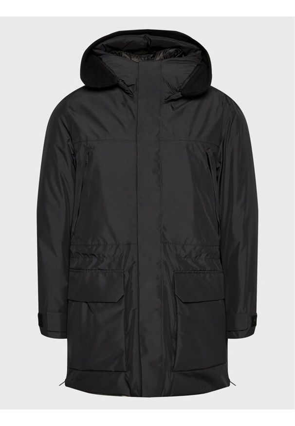 Woolrich Parka CFWOOU0638MRUT3126 Czarny Regular Fit. Kolor: czarny. Materiał: syntetyk