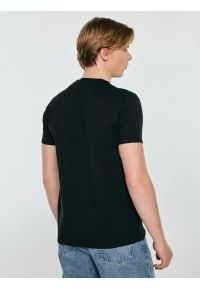 Big-Star - Koszulka męska z linii Authentic z nadrukiem czarna Wester 906. Okazja: na co dzień. Kolor: czarny. Materiał: bawełna. Wzór: nadruk. Styl: casual, klasyczny #7