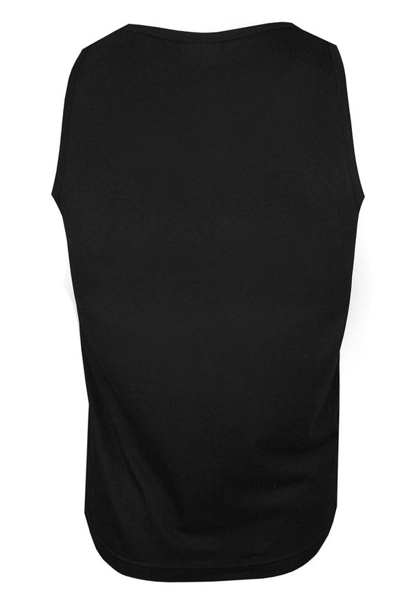 Czarny t-shirt Stedman casualowy, na co dzień, bez rękawów