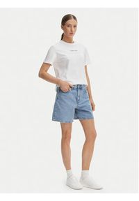Calvin Klein Jeans T-Shirt Classic LV047C811G Biały Regular Fit. Kolor: biały. Materiał: bawełna #2
