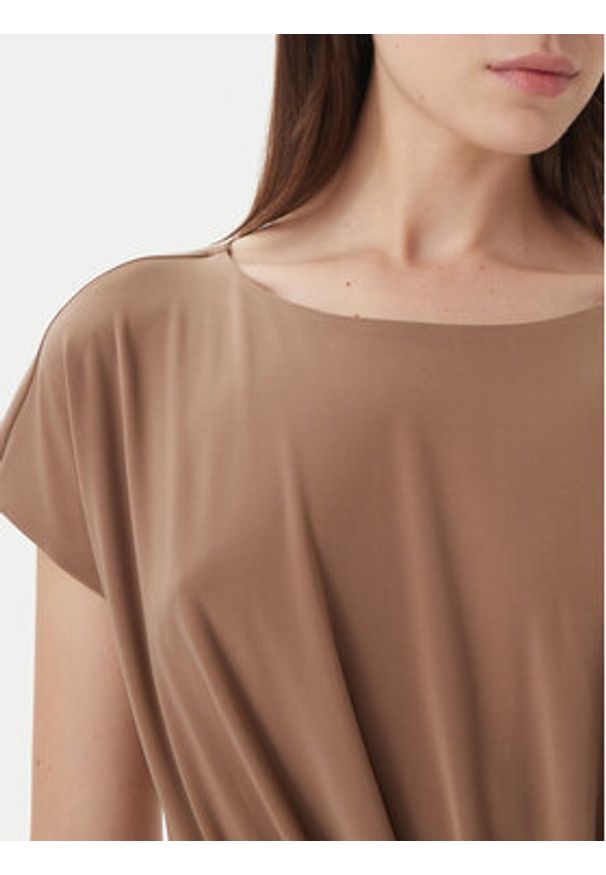 Joseph Ribkoff Sukienka codzienna 261146 Beżowy Relaxed Fit. Okazja: na co dzień. Kolor: beżowy. Materiał: syntetyk. Typ sukienki: proste. Styl: casual