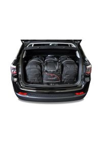 KJUST - Torby Do Bagażnika Jeep Compass Mhev 2022+ 4Szt Kjust. Kolor: czarny. Styl: sportowy #1