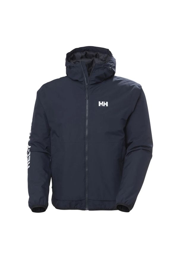 Kurtka wodoodporna z kapturem Helly Hansen Ervik Ins. Typ kołnierza: kaptur. Kolor: niebieski