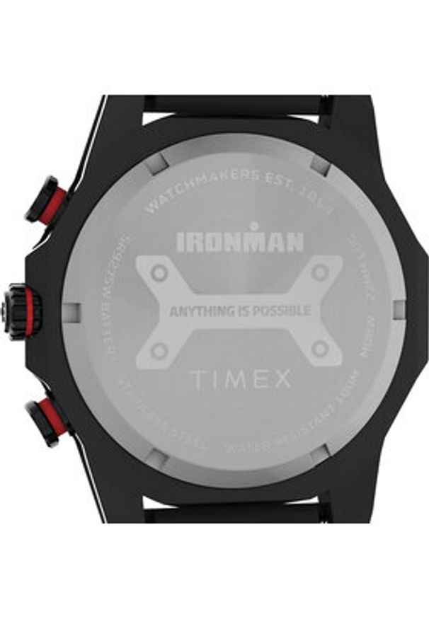 Timex Zegarek Ironman Finisher Adrenaline TW2W55400 Czarny. Kolor: czarny