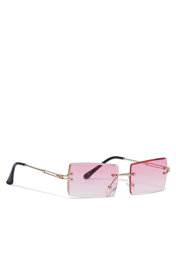 Jack & Jones - Okulary przeciwsłoneczne Jack&Jones. Kolor: różowy