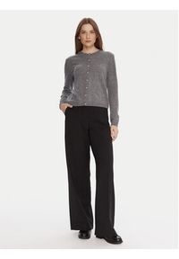 United Colors of Benetton - United Colors Of Benetton Kardigan 1002D501U Szary Regular Fit. Kolor: szary. Materiał: wełna #3